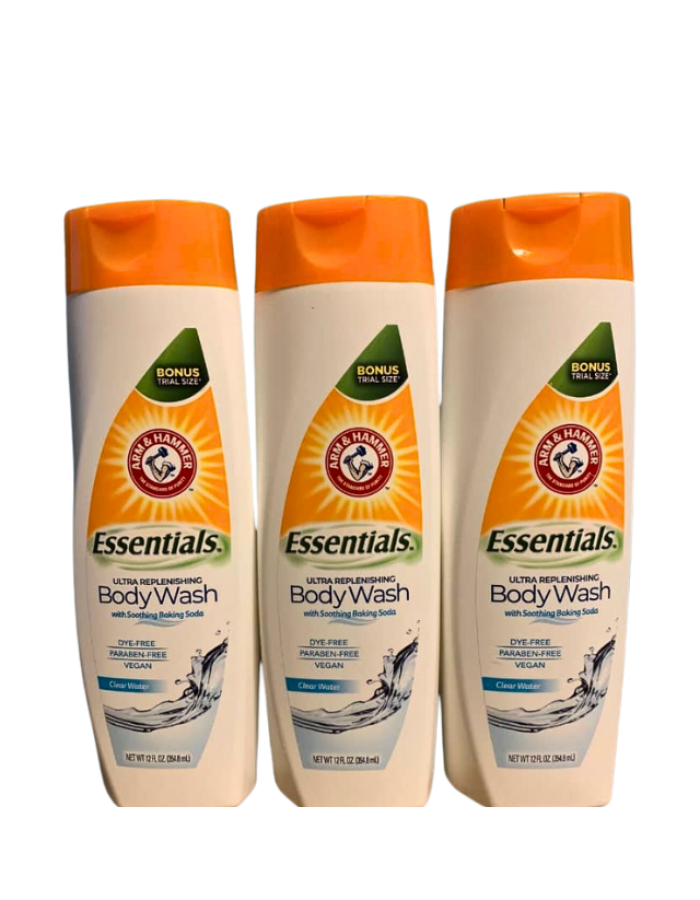 Essentials Ultra Replenishing Body Wash with Soothing Banking Soda