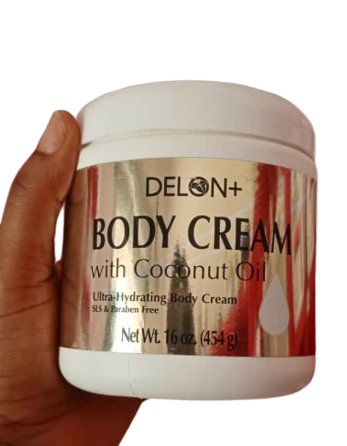 Delon+ Body Cream with Coconut Oil